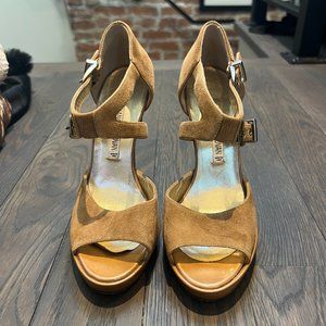 Vintage Suede Heels - Luciano Padovan